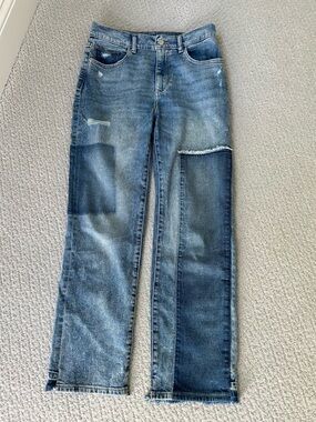 DL1961 straight leg wash denum jean